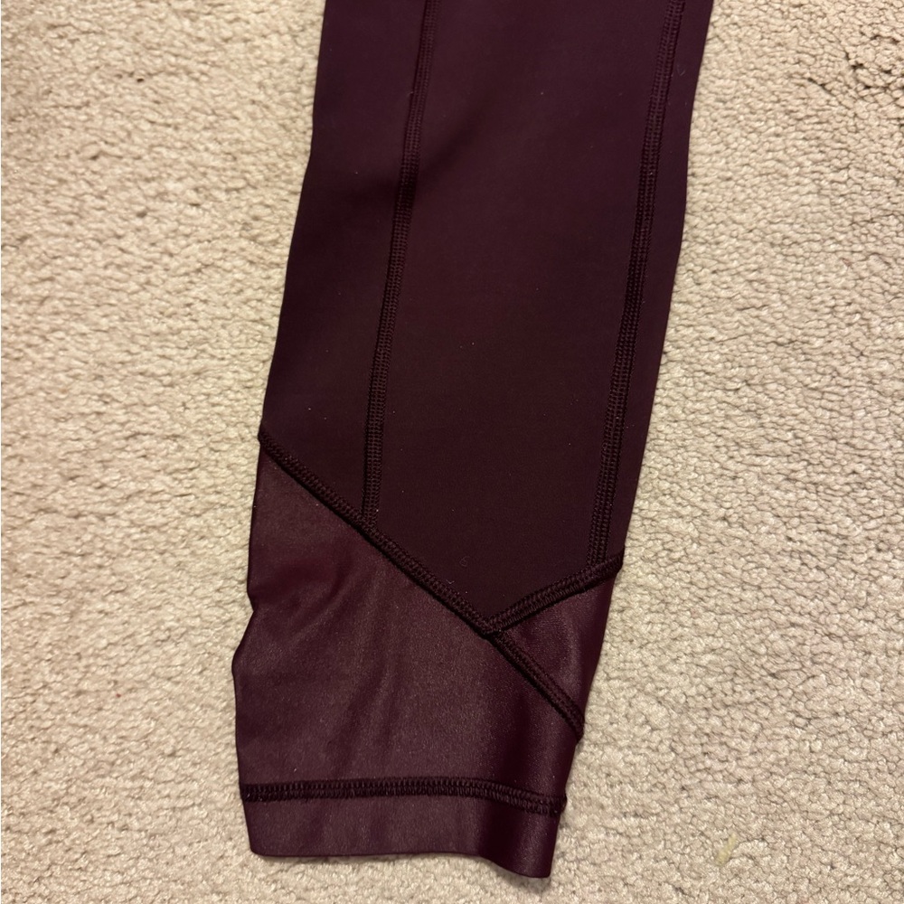 Lululemon Pace Queen‎ 7/8 Leggings Raspberry Pink Womens Size 6. - Picture 7 of 10